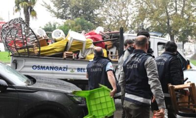 Osmangazi’de kaldırım ve yol işgaline geçit yok