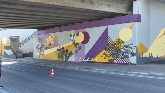 Bursa’da duvarlar renkleniyor