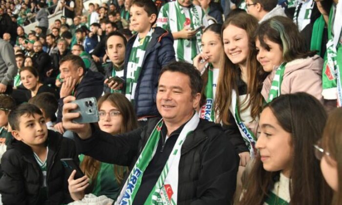 Minik kalpler Bursaspor için attı