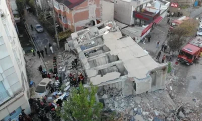 Gebze’de 7 katlı bina çöktü!