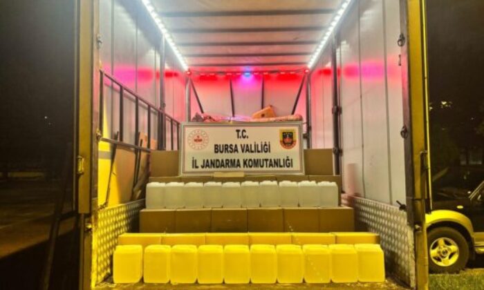 Jandarmadan kaçak etil alkol operasyonu