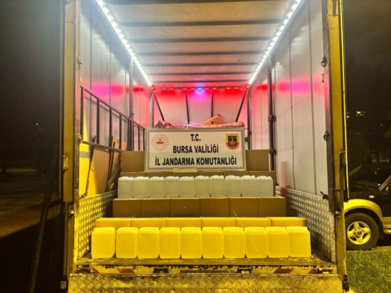 Jandarmadan kaçak etil alkol operasyonu