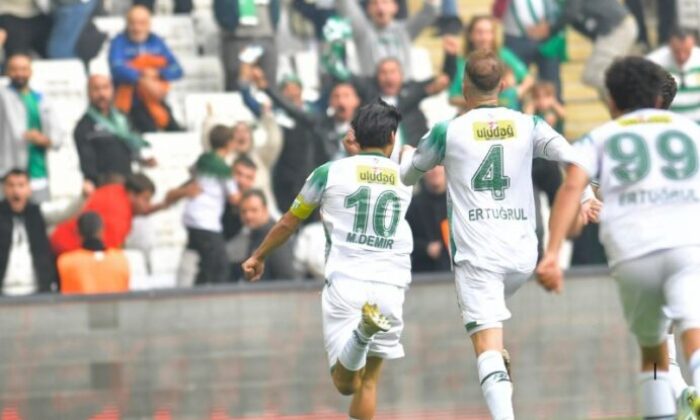 Bursaspor haftayı üç puanla kapattı