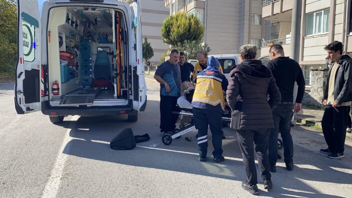 Eğitim pistinde kaza