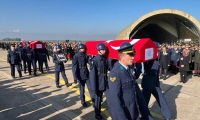 Bursa’nın şehitleri Yenişehir Havalimanı’na getirildi