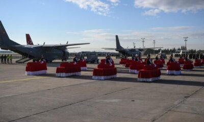 Türkiye şehitlerine veda etti