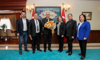 TÜED Uludağ şubesinden Vali Ayyıldız’a ziyaret