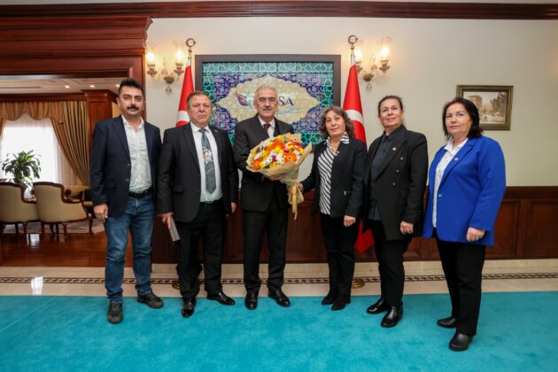 TÜED Uludağ şubesinden Vali Ayyıldız’a ziyaret