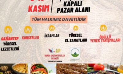 Gaziantep’in yöresel lezzetleri Bursa’ya geliyor