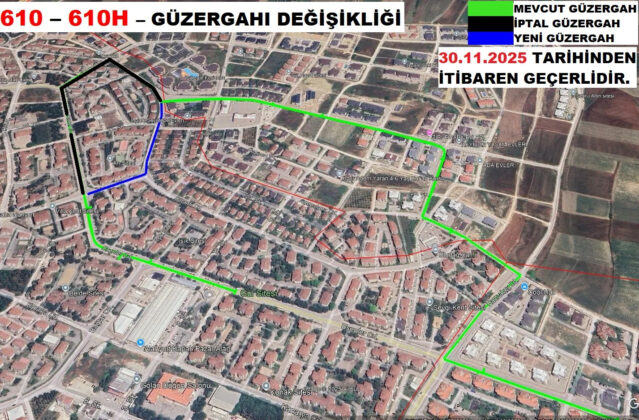 İnegöl’de halk otobüsü hatlarında düzenleme yapıldı