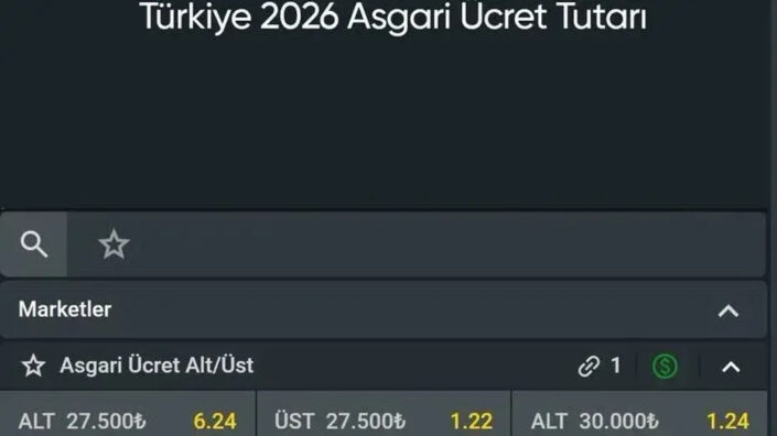 Asgari ücret için bahis oynanmaya başladı