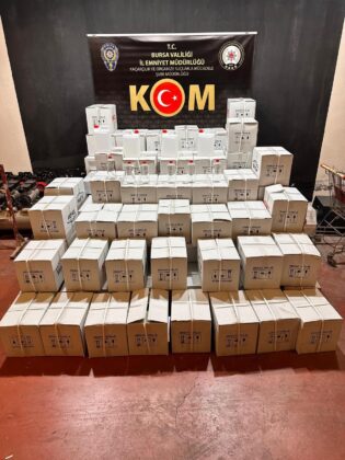 Bursa’da sahte alkol operasyonu