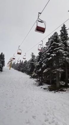 Uludağ’da kar yağışı etkisini sürdürüyor