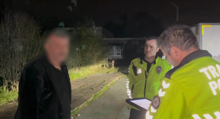 Bursa’da trafik polisinin alkollü sürücüyle imtihanı