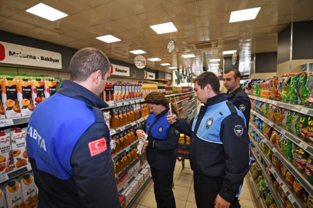 Etiketlere zabıta denetimi