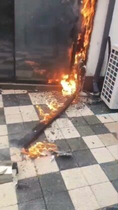 Yazlık evde çıkan yangın korkuttu