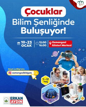 Osmangazi’de bilim dolu şenlik