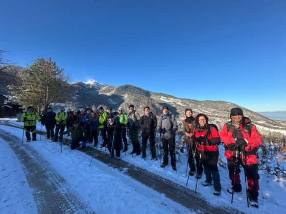 Sınır tanımayan dağcılar 2026 yılını doğayla iç içe yürüyerek karşıladı