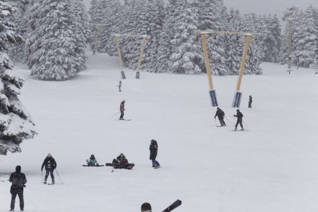 Uludağ’da pistler doldu taştı