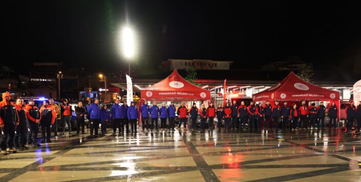 Asrın felaketinde hayatını kaybedenler Osmangazi’de anıldı