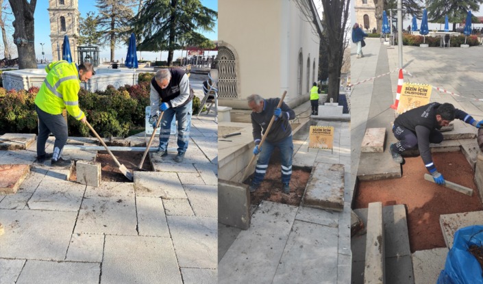 Tophane Meydanı yenilendi