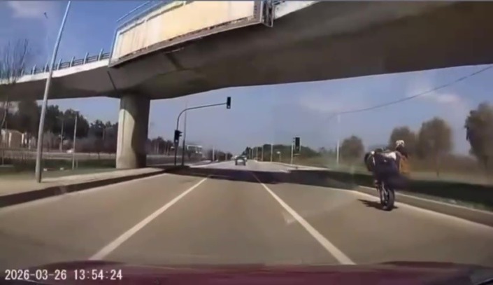 Trafikte tehlikeli anlar