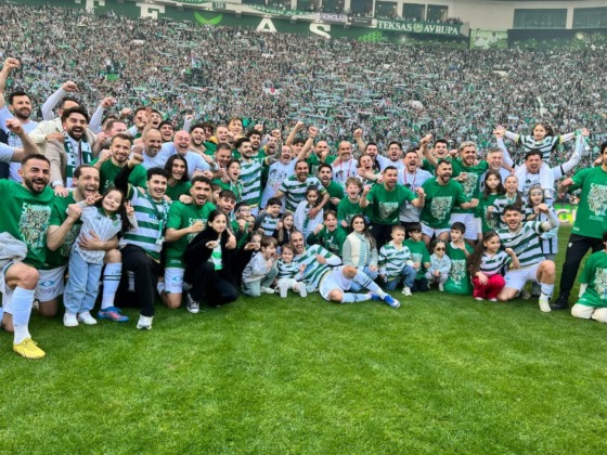 Bursaspor’da şampiyonluk coşkusu