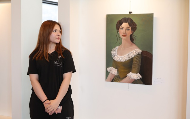 “Atatürk’ün çocuklarından sanata bakış” sergisi