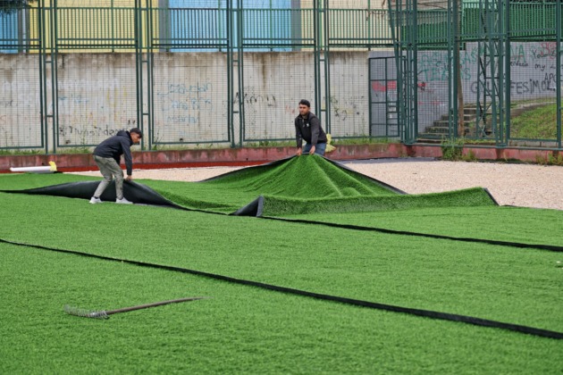 Bağlarbaşı spor tesisleri yenileniyor