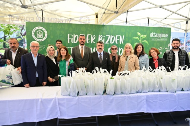 Yıldırım’da 80 bin sebze ve meyve fidesi dağıtıldı