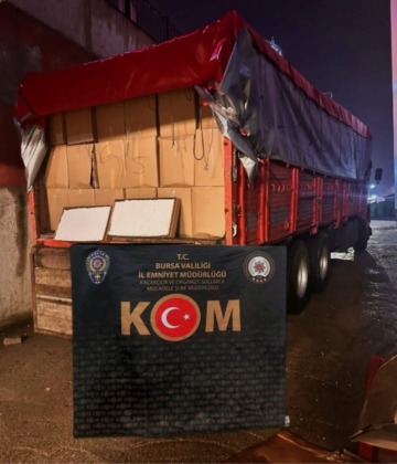 Kaçak makaron operasyonu: 1 kişi tutuklandı