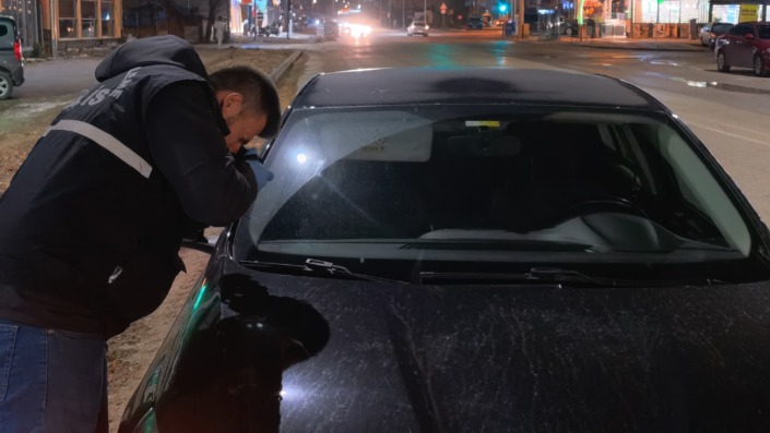 Seyir halindeyken yorgun mermi isabet etti!