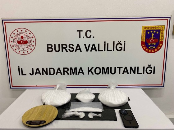 Bursa’da jandarmadan uyuşturucu operasyonu