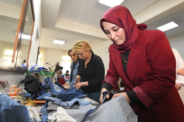 Atıklar sanata dönüştü