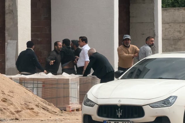 Şantiye savaş alanına döndü