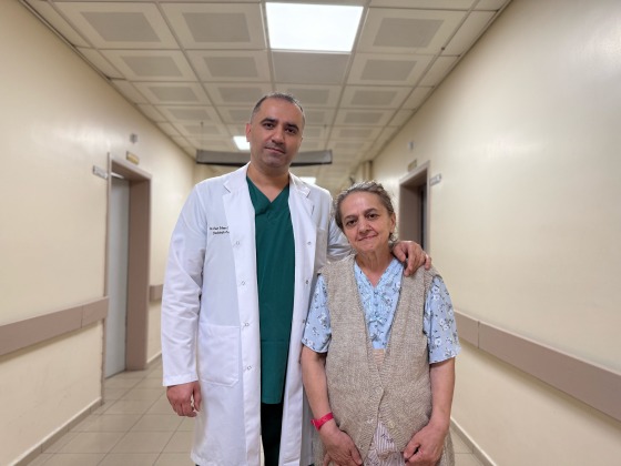 Devasa şişlik 22 kiloluk tümör çıktı!