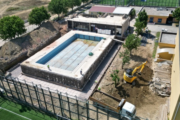 Yıldırım’da 4 mevsim yüzme keyfi