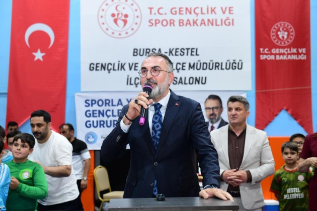Kestel’de genç sporculara destek