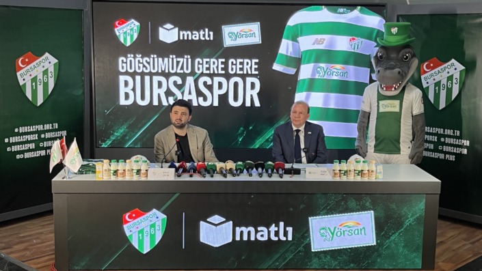 Bursaspor, 70 milyonluk sponsorluğuna imza attı