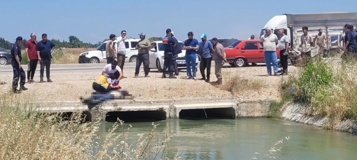 Sulama kanalında cansız beden bulundu!