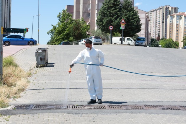 Osmangazi’de haşerelere karşı mücadele
