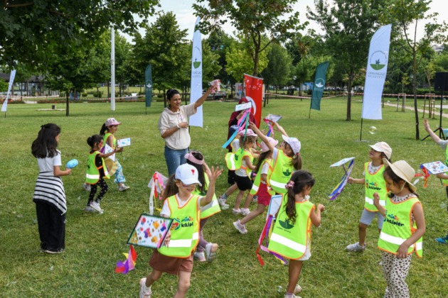 Osmangazi’de minikler yaza merhaba etkinliğinde buluştu