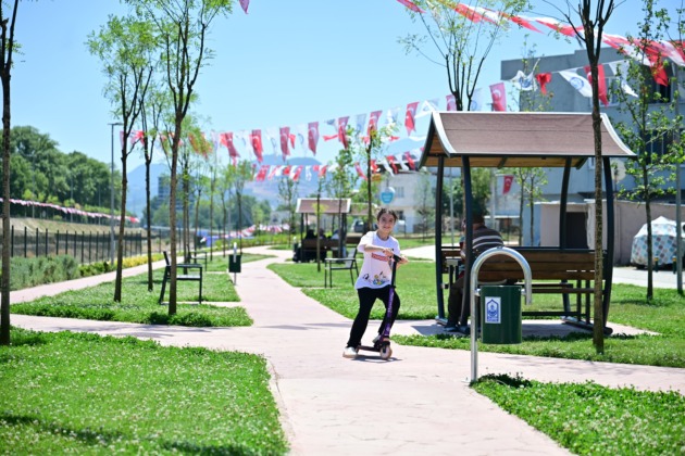 Dere yatağı modern yaşam alanına dönüştü