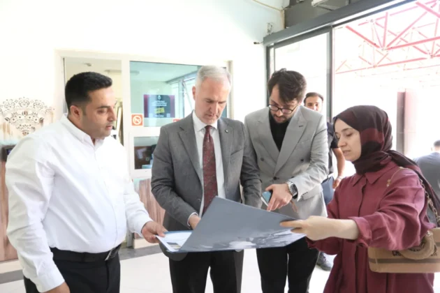 Başkan Taban ‘Bilim Merkezi’ çalışmalarını yerinde inceledi