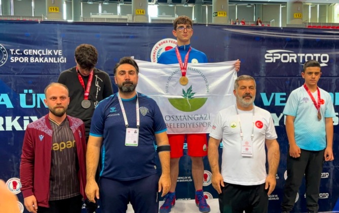 Osmangazili boksör Avrupa bileti aldı