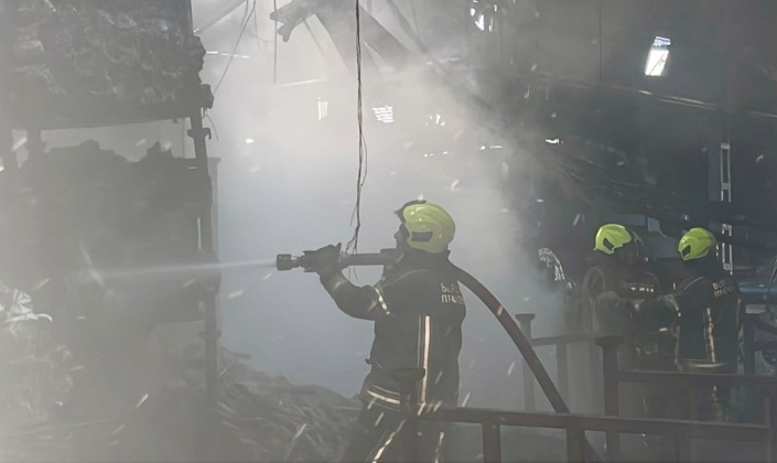 Bursa’da tekstil fabrikasında korkutan yangın