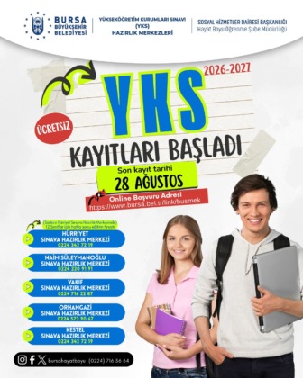 Gençlere ücretsiz YKS desteği