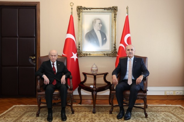 TBMM Başkanı Kurtulmuş’tan Bahçeli’ye ziyaret