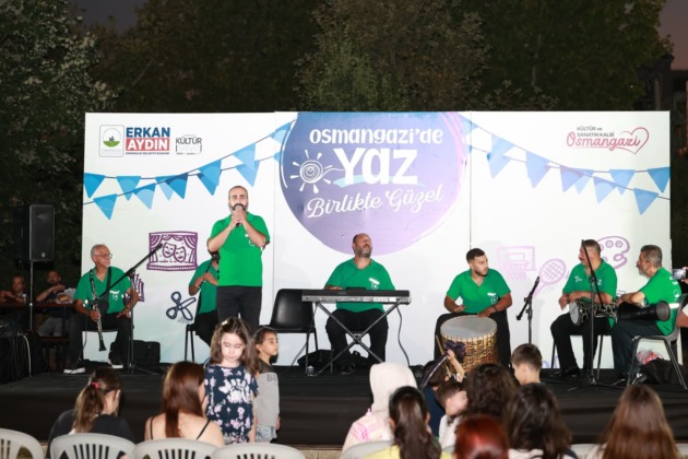Osmangazi’de yaz akşamlarına müzik ve eğlence damgası