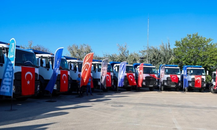 BUSKİ’ye 26 yeni araç ve iş makinesi